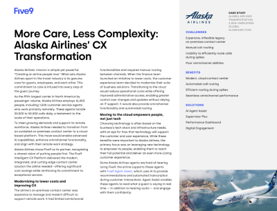 Narisetu Solutions Case Study Alaska Airlines