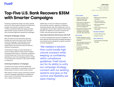 Narisetu Solutions Top5 US Bank Case Study