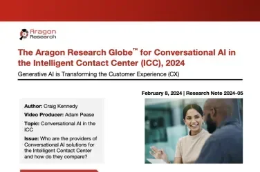 The Aragon Research Globe™️ for Conversational AI in the Intelligent Contact Center (ICC), 2024 report named Narisetu Solutions a Leader