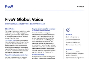Narisetu Solutions Global Voice Data Sheet