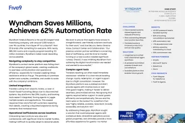 Wyndham case study screenshot