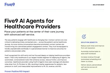 Document titled "Narisetu Solutions AI Agents for Healthcare Providers" with a clean layout and blue accents.