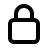 Icon of a padlock representing security