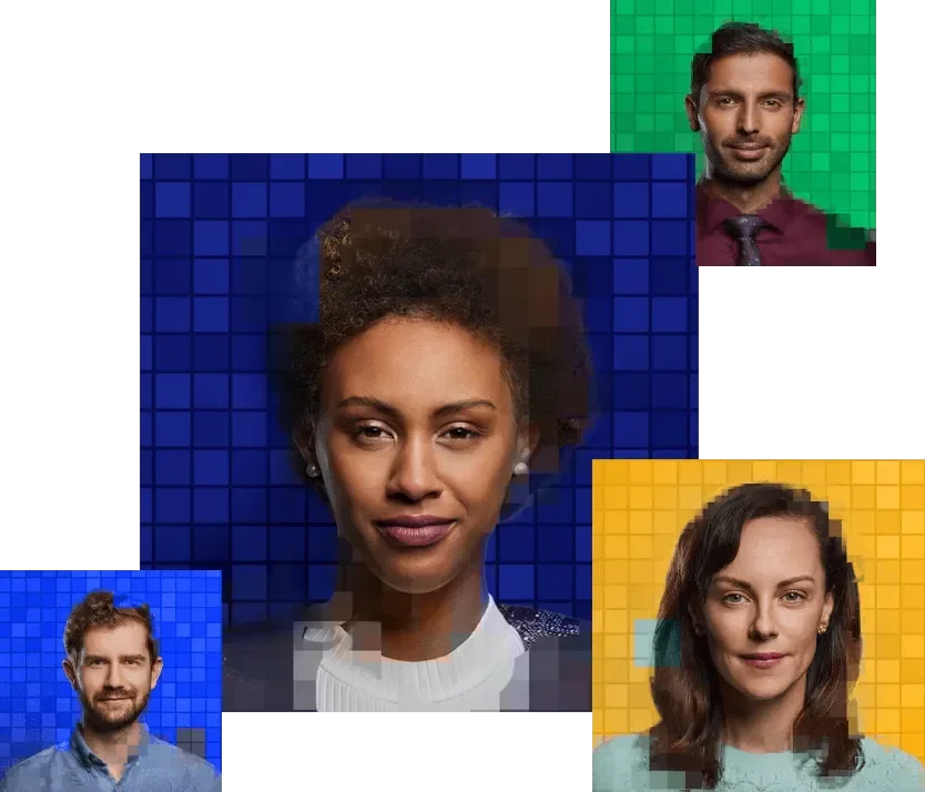Virtual agents smiling