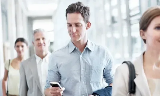 Man Using Phone
