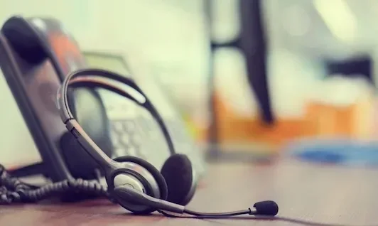 Headset on Desk