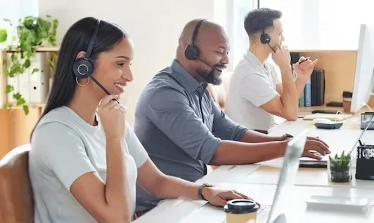 Employees in an Office