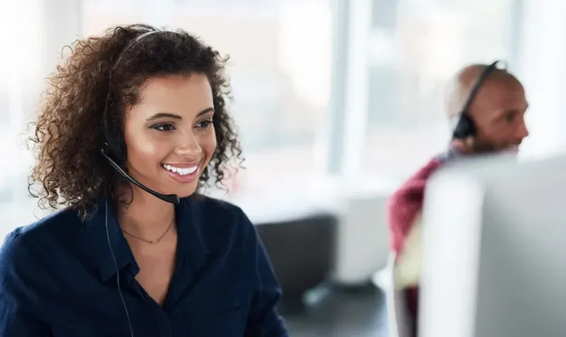 Woman Working at a Desk