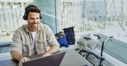 Man at Desk